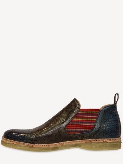 Bohemian Rhapsody: Koil Printed Hand-Painted Leather Boots Bohemian Rhapsody: Koil Printed Hand-Painted Leather Boots