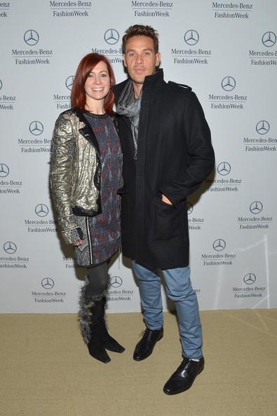 Carrie Preston and Kevin Alejandro Mercedes Benz Fashion Week Mike Coppola Getty Images 4