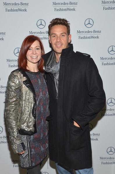Carrie Preston and Kevin Alejandro Mercedes Benz Fashion Week Mike Coppola Getty Images