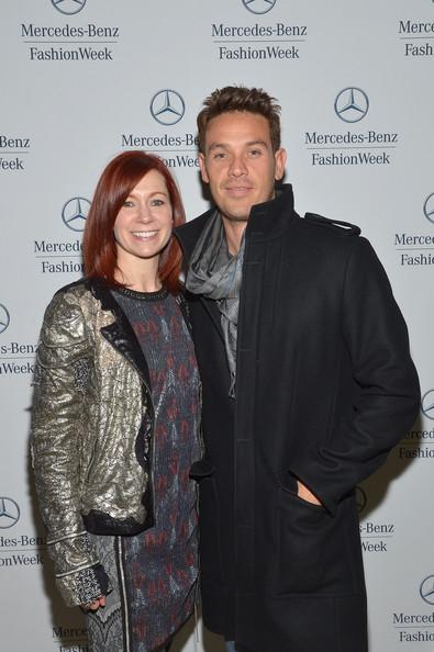 Carrie Preston and Kevin Alejandro Mercedes Benz Fashion Week Mike Coppola Getty Images 2