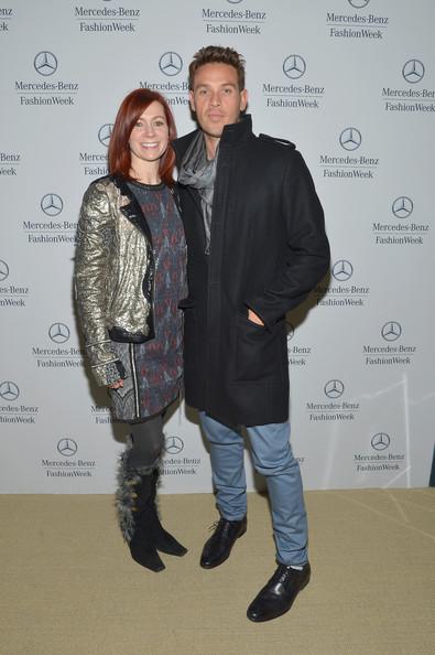 Carrie Preston and Kevin Alejandro Mercedes Benz Fashion Week Mike Coppola Getty Images 3