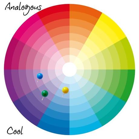creating an analogous color scheme with cool colors