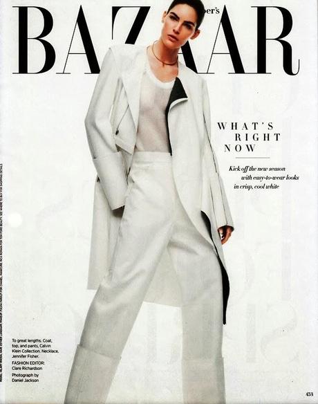Hilary Rhoda - Harpers Bazaar US March 2014