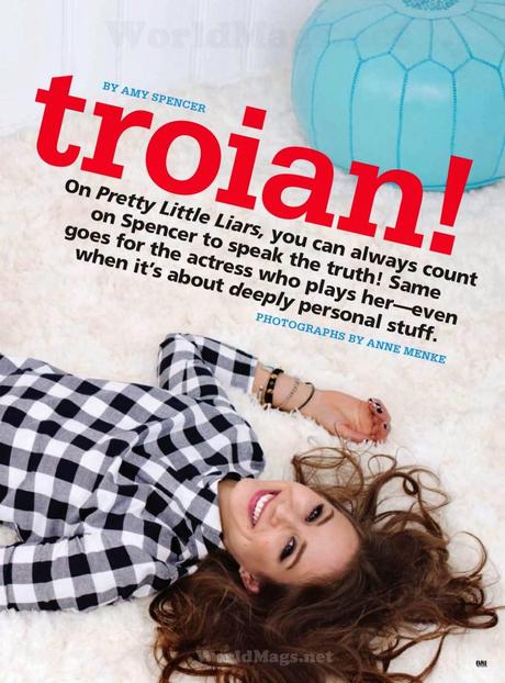 Troian Bellisario - Seventeen Magazine February 2014