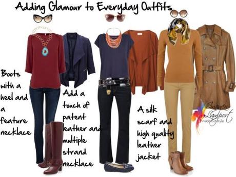 Adding glamour to everyday outfits