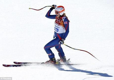 chemmy alcott at sochi winter olmpics 2014