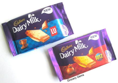 Review: Cadbury Dairy Milk Ritz and Dairy Milk LU