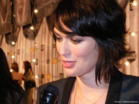 Lena Headey from Game of Thrones on the red carpet at 2011 Scream The Vault’s Exclusive Coverage of 2011 Scream Awards Red Carpet