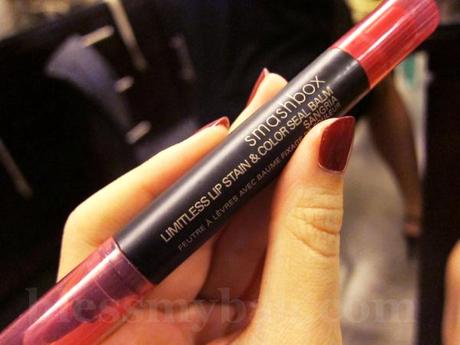 Smashbox Limitless Lip Stain in “Sangria” – October goes deep…