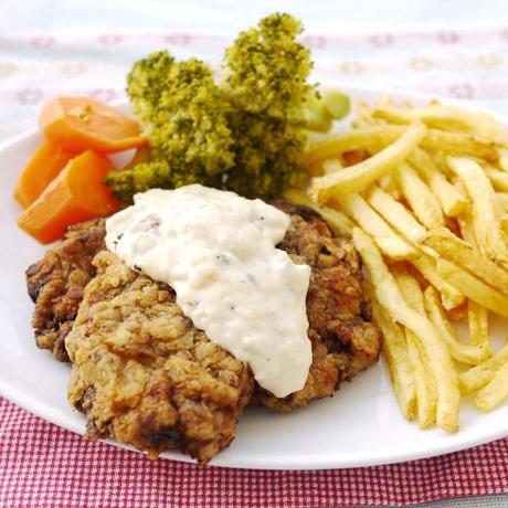Country Fried Steaks and Homemade Fries