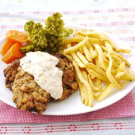 Country Fried Steaks and Homemade Fries