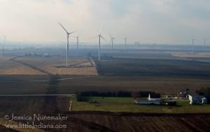 Indiana Wind Farms: Turbines Near I65