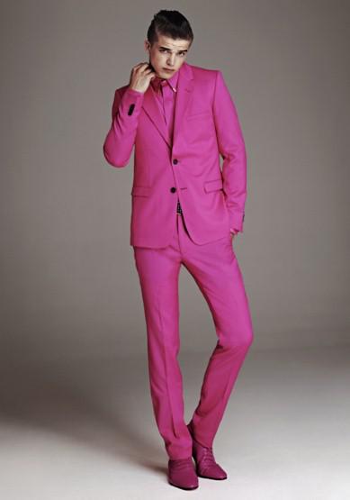 #Versace - Feeling pinkish
Mens Tailored suite by Versace for this years H&M Guest designer campaign.