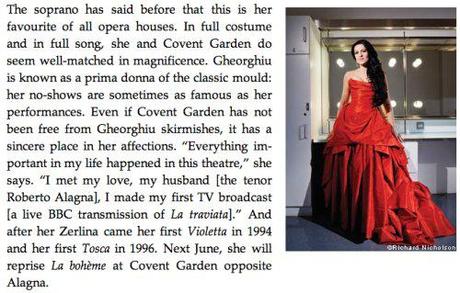 Angela Gheorghiu tells a story she loves about the Royal Opera House
