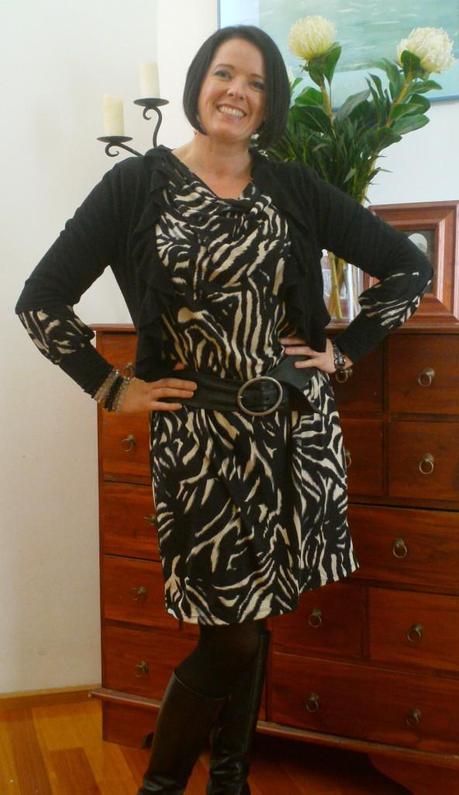 Verily Cowl Split sleeve dress Imogen Lamport