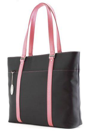 Pink Handbag, Laptop Bag, and Backpack