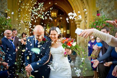 Anya and Mikey’s real wedding (Showcase) Confetti shot!