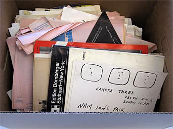 Combing the Nam June Paik Archive Paik archive