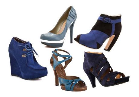 blue heels blue shoe fashion