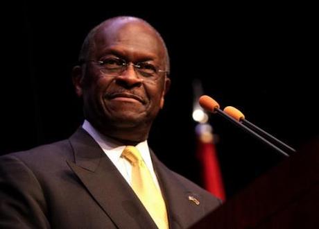 Smoking hot: Republican presidential frontrunner Herman Cain’s strange campaign ad