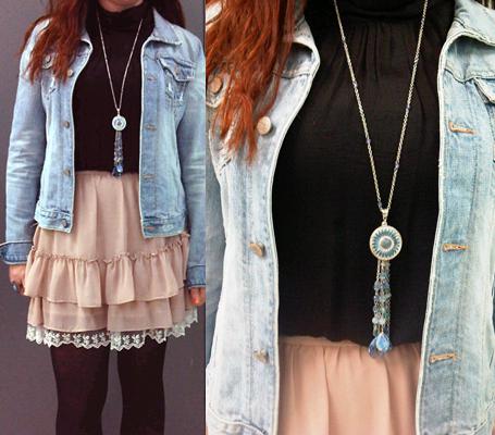 blue tassel pendant blue tassel pendantWhat to Wear Now: A Large Pendant Necklace