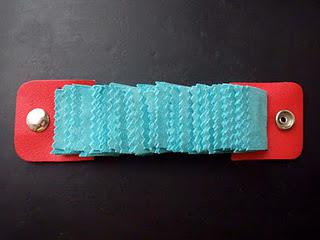 Scrap Leather Snap Cuff Scrap Leather Snap Cuff
