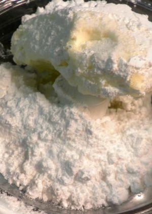 Spidery Cupcakes -Frosting ingredients