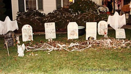 3rd Annual Halloween Party - Inside & Outside Decor