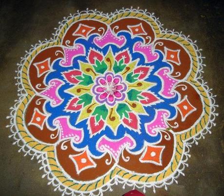 Beautiful Rangoli Pattern