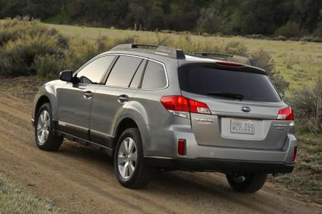 2011 Subaru Outback Rear Angle View