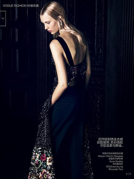 Juliana Schurig For Vogue China March 2014