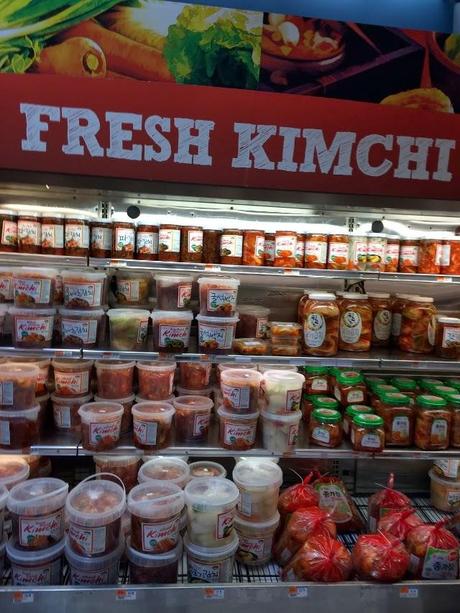 Kimchi Section in Local Korean Store