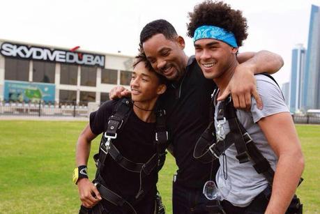 Will Smith goes skydiving at Skydive Dubai