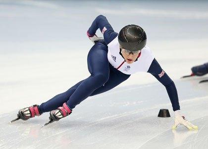 elise christie speed skating sochi winter olympics 2014
