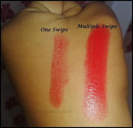 Colorbar Creme Touch Lipstick in Twilight Red: Review, Swatch, LOTD