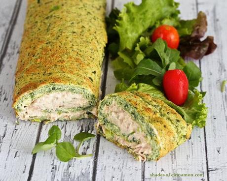 Spinach and Tuna Roulade