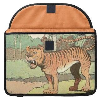 Tiger Storybook Sleeve For MacBooks