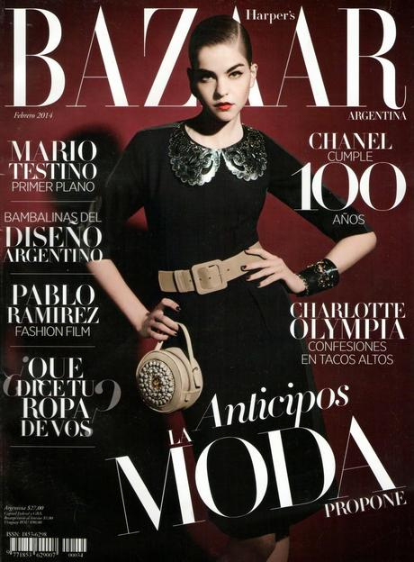 Valerianne Le Moi for Harper’s Bazaar Argentina February 2014 Valerianne Le Moi for Harper’s Bazaar Argentina February 2014
