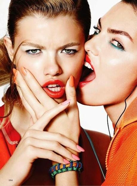 Alyssa Miller, Hailey Clauson For Allure US March 2014 Alyssa Miller, Hailey Clauson For Allure US March 2014