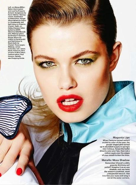 Alyssa Miller, Hailey Clauson For Allure US March 2014 Alyssa Miller, Hailey Clauson For Allure US March 2014