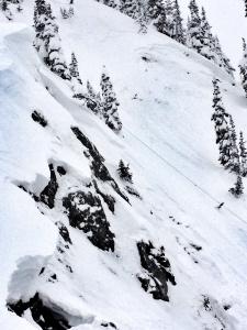 Explosive Triggered Avalanche in Eagle's Chute