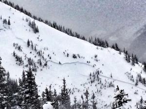 Natural Avalanche in Kemper's Slidepath