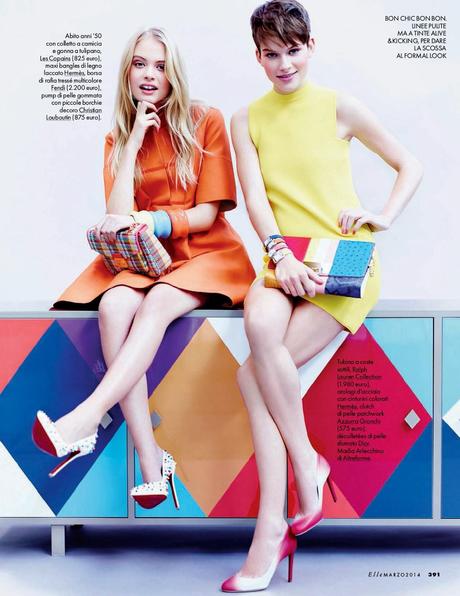 Benthe,Charlie & Johanna by Michael Sanders for Elle Italy March 2014 Benthe,Charlie & Johanna by Michael Sanders for Elle Italy March 2014