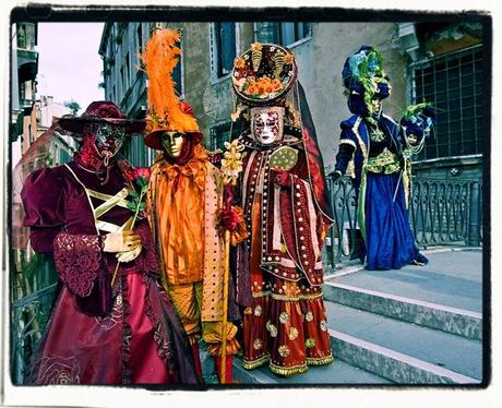 Walking in Venice Carnival