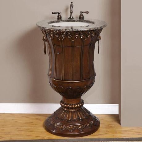 23 Inch Fermo Pedestal Single Bath Vanity 23 Inch Fermo Pedestal Single Bath Vanity