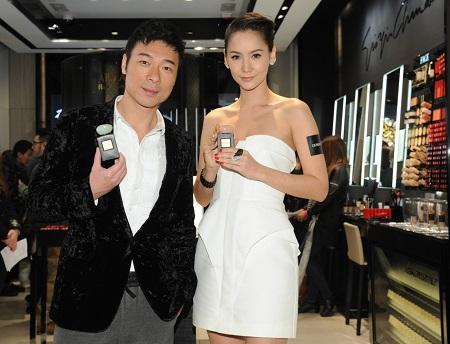 Giorgio Armani Beauty Unveils New Boutique in Central IFC - Andy Hui & Amanda S 