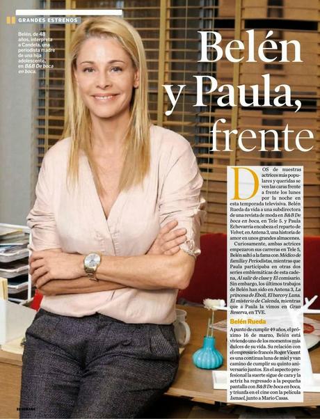 Belen Rueda, Paula Echevarria For Semana Spain February 2014 Belen Rueda, Paula Echevarria For Semana Spain February 2014