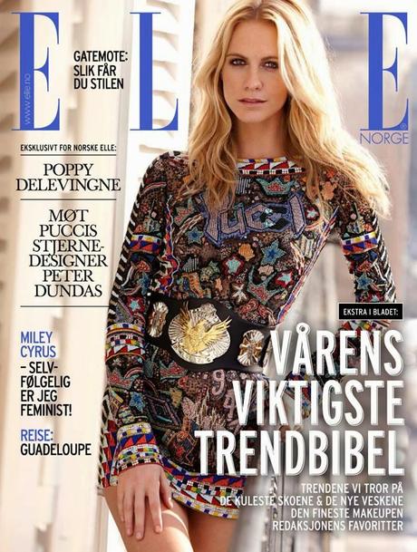 Poppy Delevingne for ELLE Norway March 2014 Poppy Delevingne for ELLE Norway March 2014