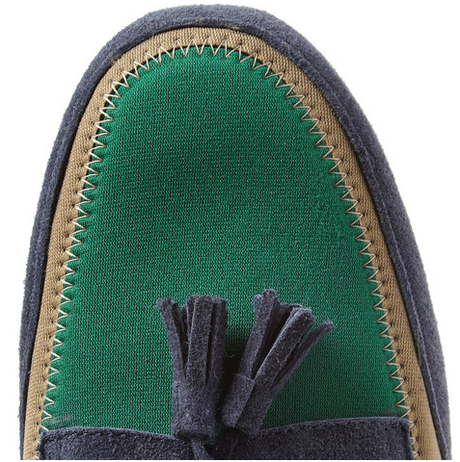 Spring Ahead, Loafer Below: Kolor Suede and Neoprene Tasselled Loafer Spring Ahead, Loafer Below: Kolor Suede and Neoprene Tasselled Loafer