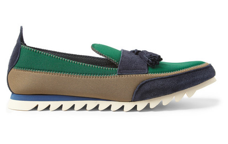Spring Ahead, Loafer Below: Kolor Suede and Neoprene Tasselled Loafer Spring Ahead, Loafer Below: Kolor Suede and Neoprene Tasselled Loafer